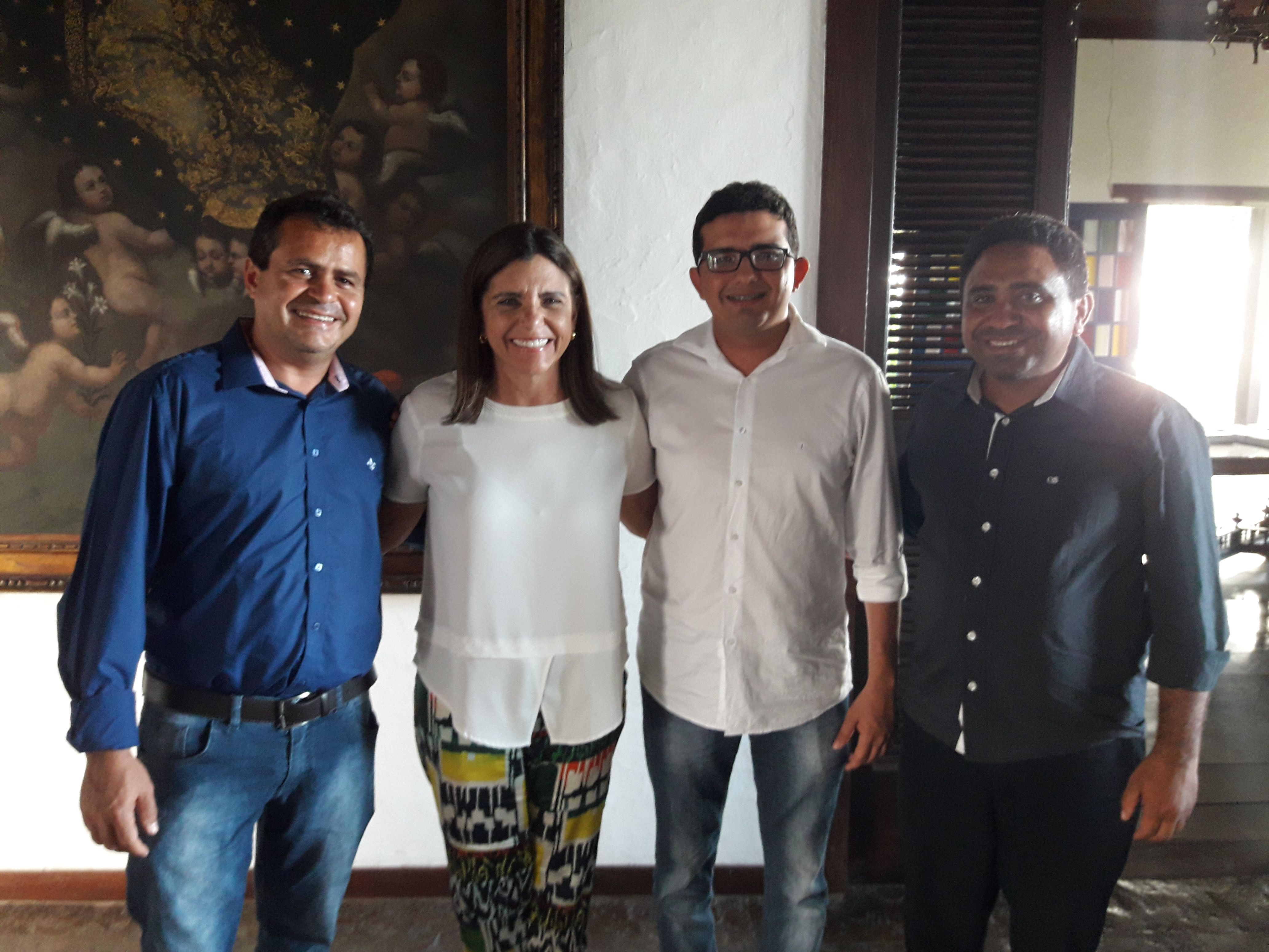 Vereadores e vice-prefeito de Montes Altos são recebidos por Roseana Sarney