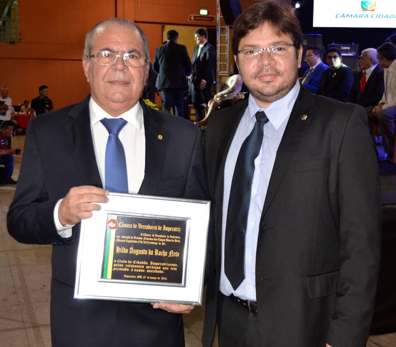 Hildo Rocha recebe título de cidadão Imperatrizense