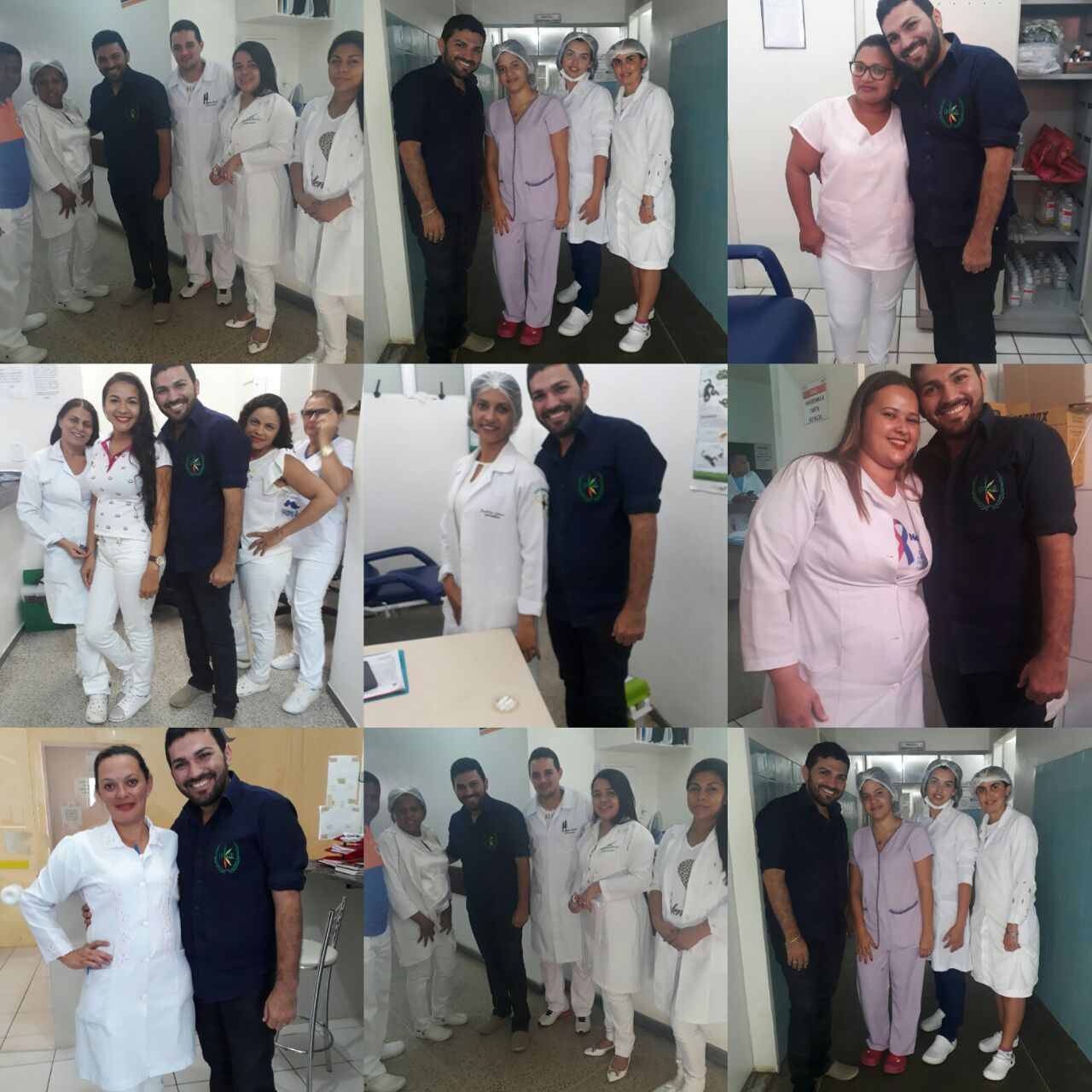 Dácio Viana, retorna às unidades de saúde, para agradecer os votos na eleição do COREN-MA