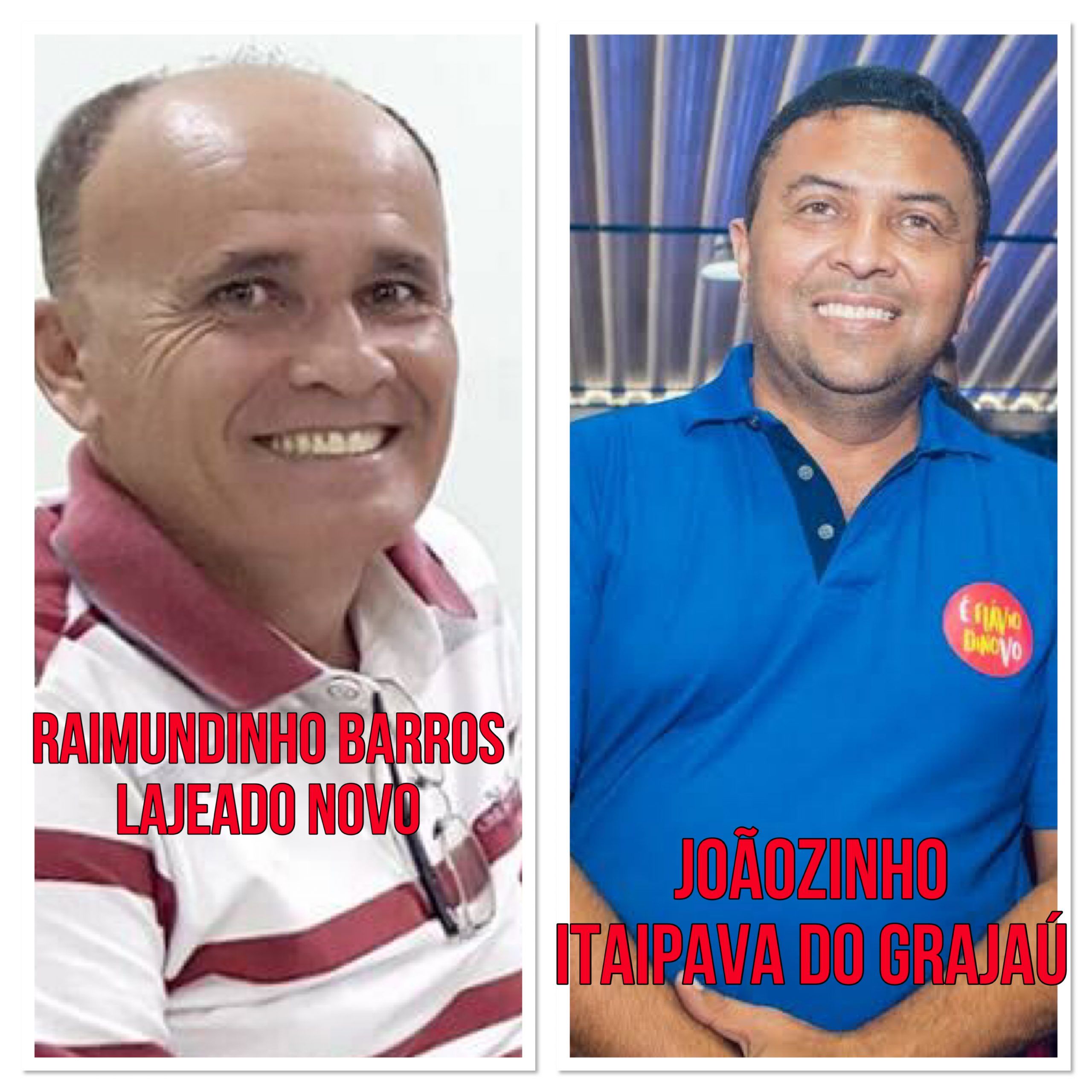 Gestão de Raimundinho Barros em Lajeado Novo e a de Joãozinho em Itaipava do Grajaú recebem primeira parcela do Auxílio Financeiro