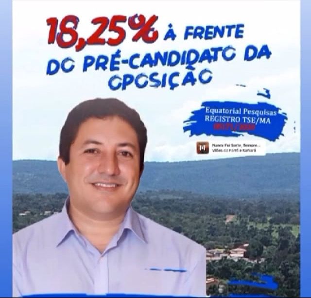 ELEIÇÕES 2020: Se a eleição fosse hoje, Dr Janes Clei seria reeleito prefeito de Formosa da Serra Negra, aponta pesquisa eleitoral