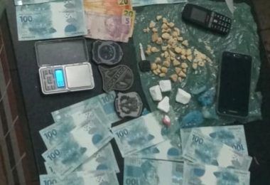 Polícia Civil prende em flagrante suspeito por tráfico de drogas e porte ilegal de arma, em Grajaú