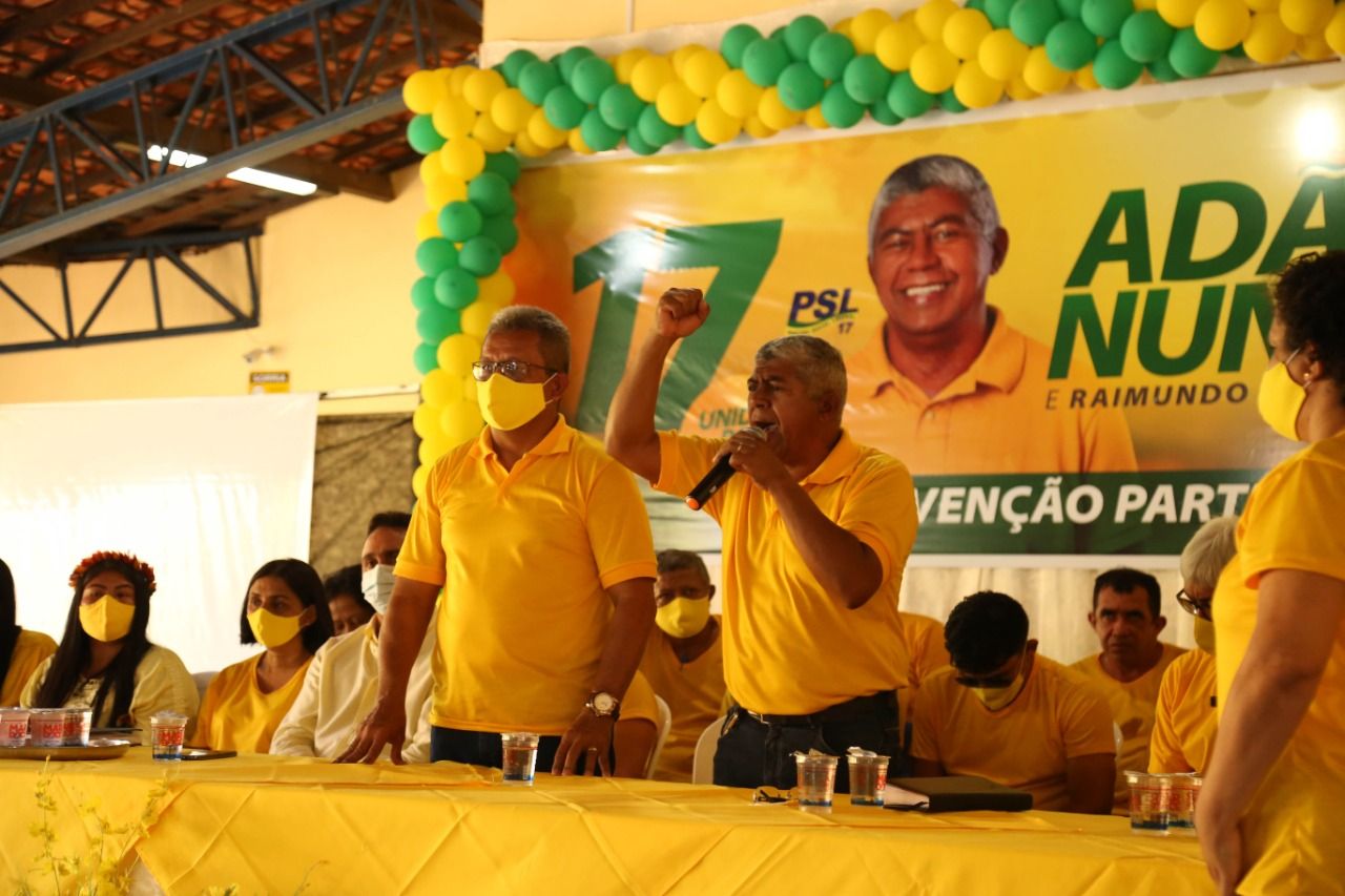 CONVENÇÃO: Oficializados os nomes de Adão Nunes e Raimundo Carvalho como candidatos a prefeito e vice em Barra do corda