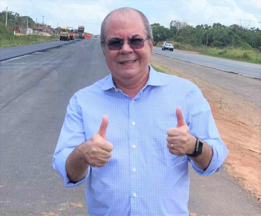 Deputado federal Hildo Rocha vistoria duplicação da BR-135