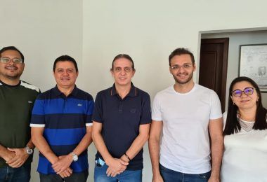 Prefeito Rigo Teles de Barra do Corda se reúne com prefeito de Caxias Fábio Gentil