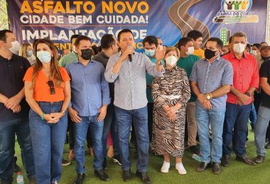 Prefeito Rigo Teles lança Programa Asfalto Novo em Barra do Corda e reúne lideranças locais e regionais em evento