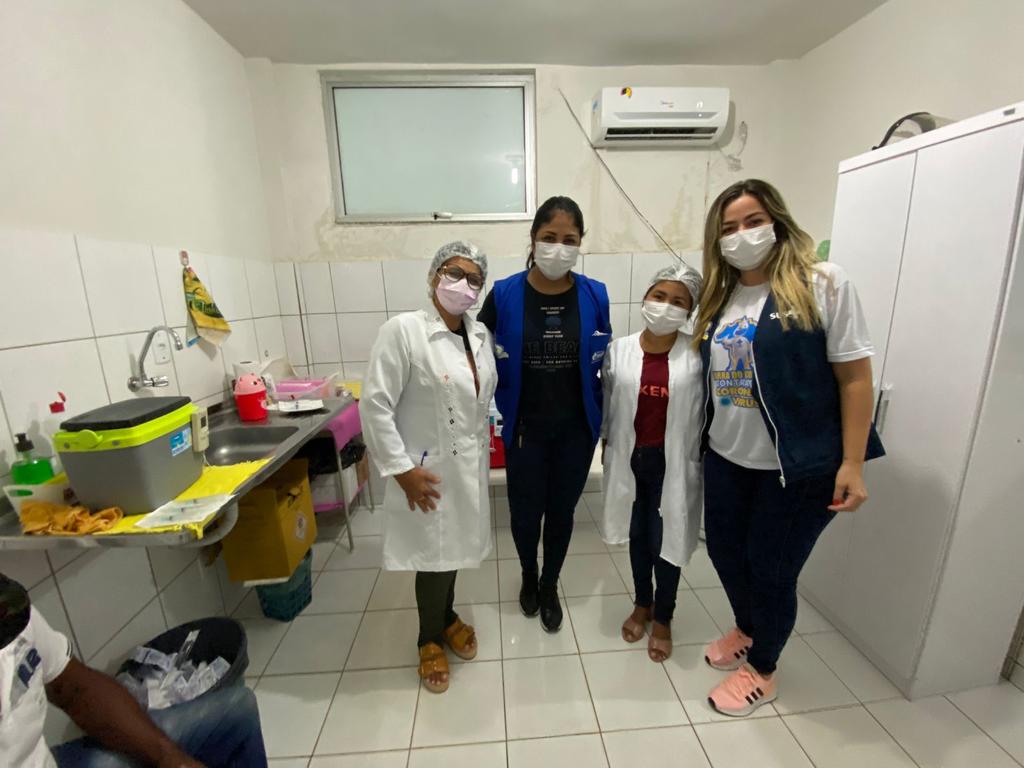 Mais de 1.600 pessoas são vacinadas em Barra do Corda no DIA "D" de vacinação noturna