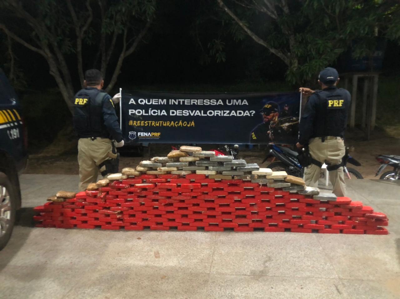 25/05: PRF apreende 180kg de cocaína em mais uma abordagem no Maranhão