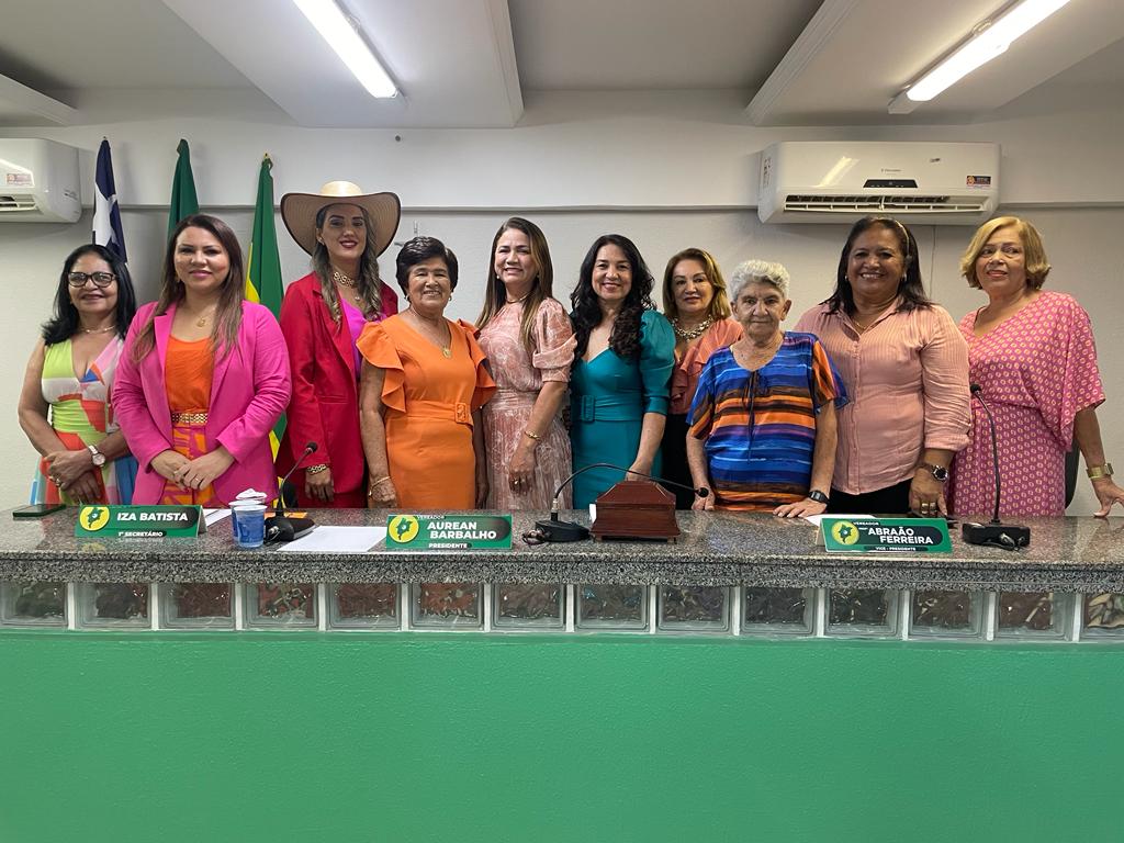 Câmara de Barra do Corda homenageia mulheres durante sessão solene 