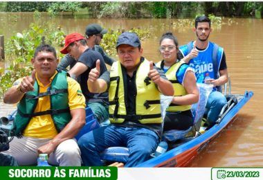 Prefeito Rigo Teles visita comunidade atingida por enchente na zona rural de Barra do Corda