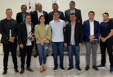 Samuel Jorge visita a Câmara de Lago da Pedra e seis vereadores reafirmam apoio a sua pré-candidatura de prefeito