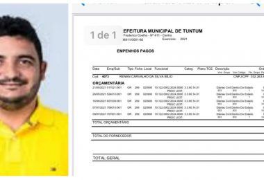 Vereador "enfermeiro" de Tuntum gasta mais de R$ 6 mil em diárias