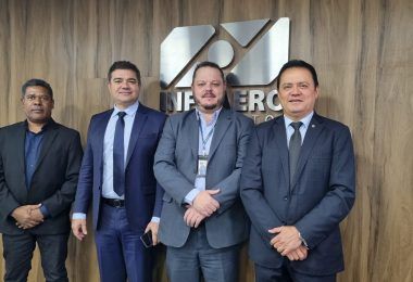 Prefeito Rigo Teles se reúne com diretores da INFRAERO e trata sobre construção do aeroporto de Barra do Corda.